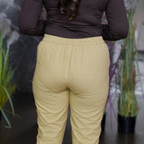 Cotton straight pants