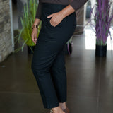 Cotton straight pants