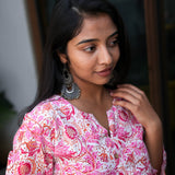 Tulip peplum cotton short kurti