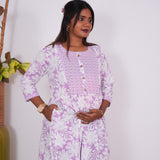 Lilac maternity nursing wear