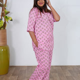 Lavender floral lounge-sleep wear