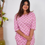 Lavender floral lounge-sleep wear