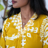 Mustard geometric co-ords set