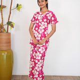 Fuschia lounge-sleep wear