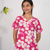 Fuschia lounge-sleep wear