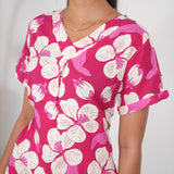 Fuschia lounge-sleep wear