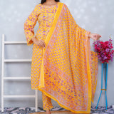 Mustard Cotton Suit set