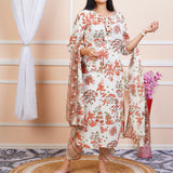 Ivory cotton suit set