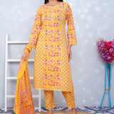 Mustard Cotton Suit set