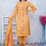 Mustard Cotton Suit set