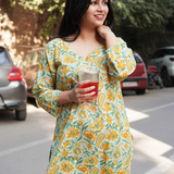 Jade cotton short kurti