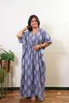 Lavender butta cotton kaftan