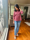 Maroon cotton top 3