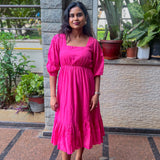 Jasmine cotton midi dress