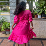 Jasmine cotton midi dress