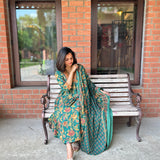 Emerald cotton suit set