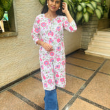 Blossom cotton kurti