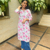 Blossom cotton kurti