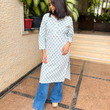 Celeste cotton kurti