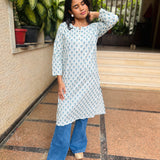 Celeste cotton kurti