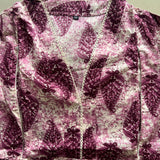 Magenta tie and dye maternity nursing cotton co-ords set