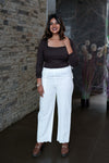 Cotton pants with chikankari work