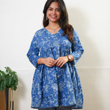 Royal blue cotton comfies