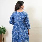 Royal blue cotton comfies