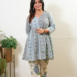 Blue stripes cotton comfies
