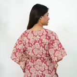 Mauve cotton kaftan
