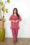 Red mini elephant cotton comfies