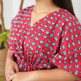 Red mini elephant cotton comfies