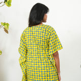 Yellow mini elephant cotton kaftan comfies