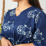 Bicycle cotton kaftan comfies