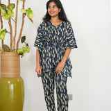 Pisces cotton kaftan comfies
