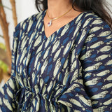 Pisces cotton kaftan comfies