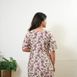 Orchid button down lounge sleep wear