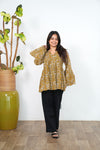 Ginger cotton short kurti