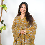 Ginger cotton short kurti