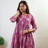 Powder pink maternity nursing cotton comfies