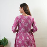 Powder pink maternity nursing cotton comfies
