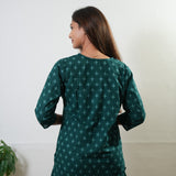 Turquoise pure cotton lounge sleep wear