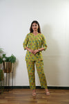 Lime green pure cotton lounge sleep wear