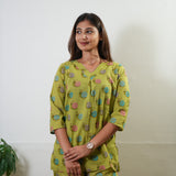 Lime green pure cotton lounge sleep wear