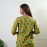 Lime green pure cotton lounge sleep wear