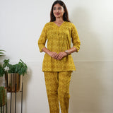 Mustard pure cotton lounge sleep wear