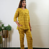 Mustard pure cotton lounge sleep wear