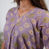 Lavender daisies pure cotton lounge sleep wear