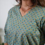 Sage green pure cotton lounge sleep wear