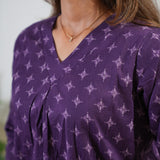 Violet pure cotton lounge sleep wear